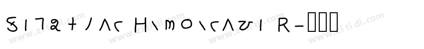 Sanskrit Helvetica R字体转换